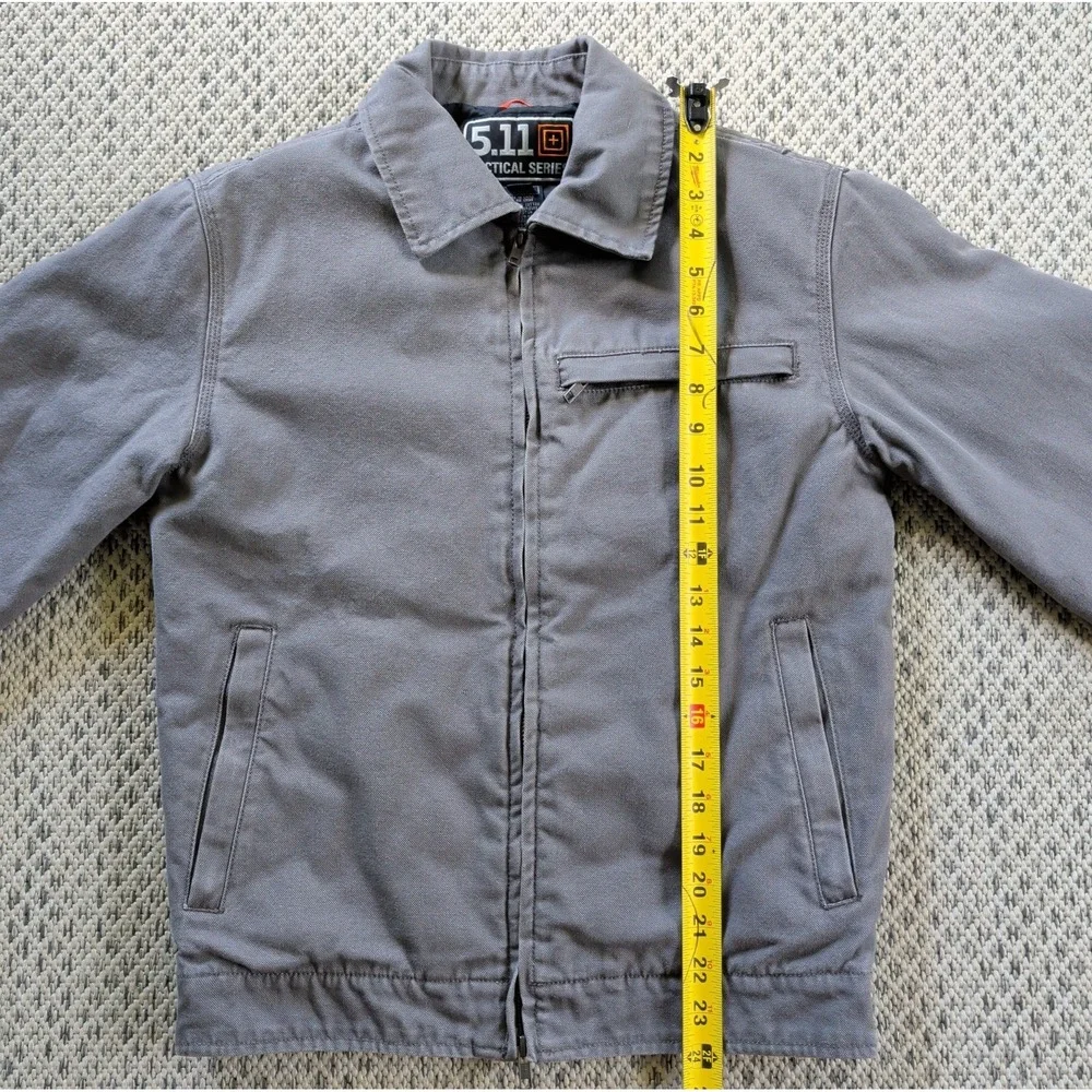 5.11 Tactical Series Torrent Molle Twill Gray Jacket Coat Packable Size XS EUC